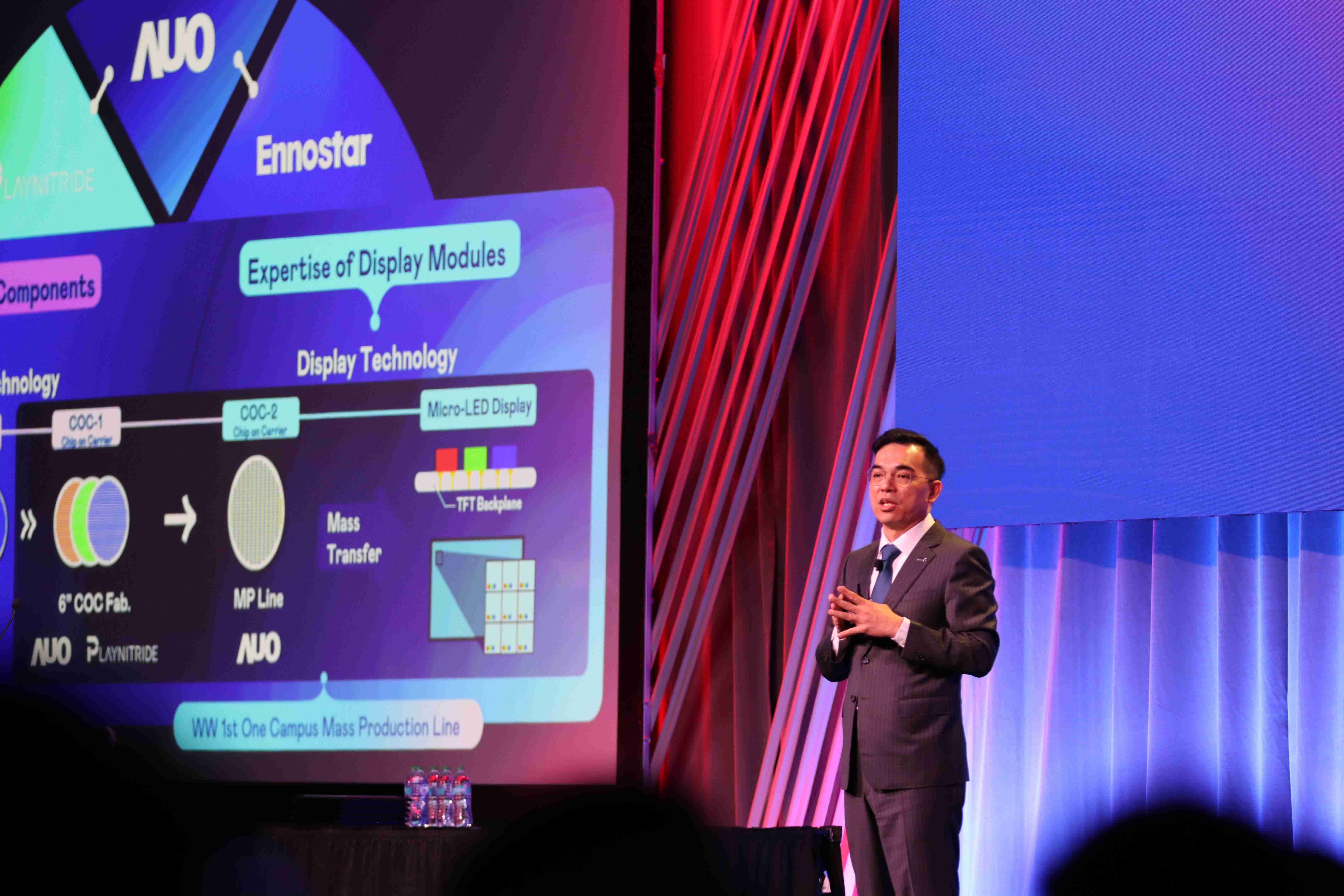 2025 SID显示周登场，，，开云电子光电执行长暨总经理柯富仁博士以〝Redefining Displays: Inspiring New Possibilities〞发表主题演说，，，带领开云电子以智能显示解决方案先驱，，，透过AI赋能，，，，重塑显示的视觉创新体验